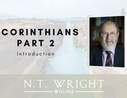 N.T. Wright’s Approach to the Difficult Corinthian Texts